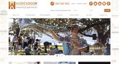 Desktop Screenshot of hiddendoor.com.au